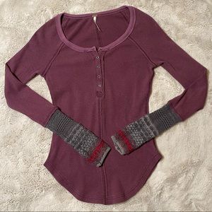 LIQUIDATING Free People Knit Cuff Long Sleeve